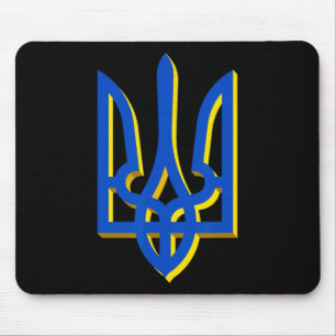 Wappen der Ukraine Mousepad