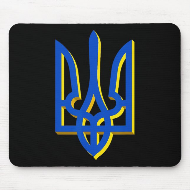 Wappen der Ukraine Mousepad (Vorne)