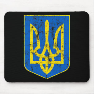 Wappen der Ukraine Mousepad
