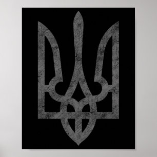 Wappen der Ukraine Pride Ukraine Nationales Emblem Poster