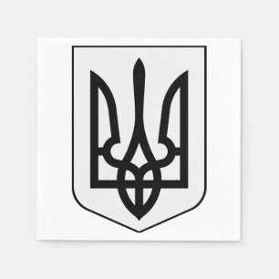 Wappen der Ukraine Serviette