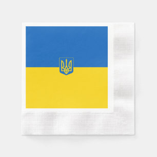 Wappen der Ukraine Serviette