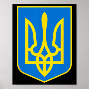 Wappen der Ukraine - Slava Ukraini 2  Poster
