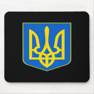 Wappen der Ukraine Ukrainisches Emblem Symbol  Mousepad