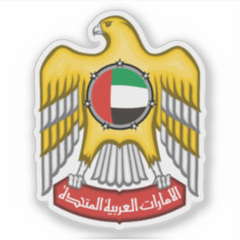 Wappen der Vereinigten Arabischen Emirate (AE) Aufkleber
