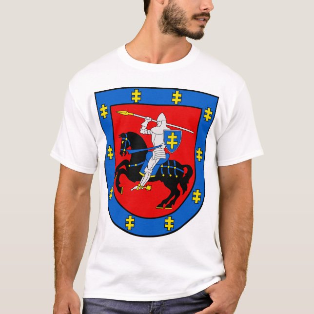Wappen der Vilnius County T-Shirt (Vorderseite)