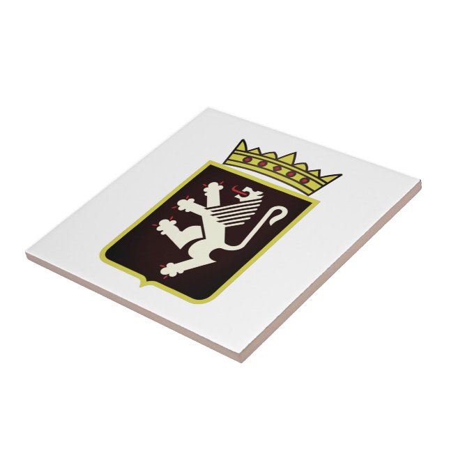 Wappen des Aostatals (Italien) Fliese (Seite)