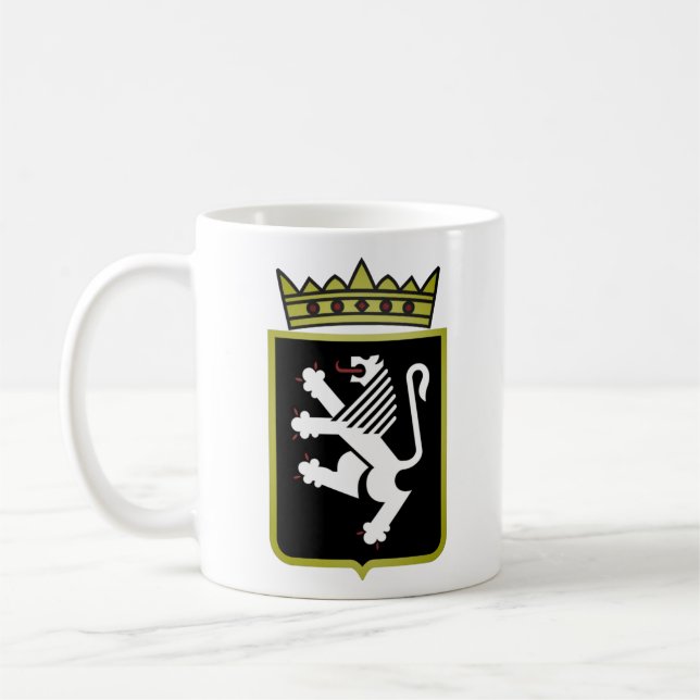 Wappen des Aostatals (Italien) Kaffeetasse (Links)