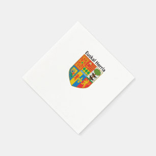 Wappen des Baskenlandes (Euskal Herria), Serviette