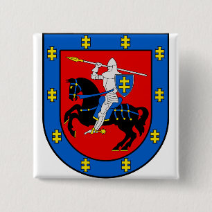 Wappen des Bezirks Vilnius Button