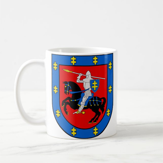 Wappen des Bezirks Vilnius Kaffeetasse (Links)
