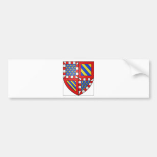 Wappen des Burgunds (Frankreich) Autoaufkleber