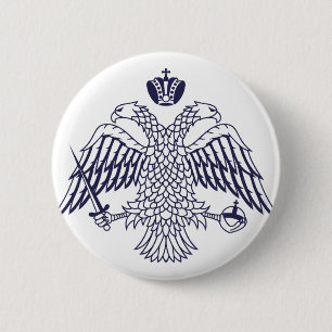 Wappen des Byzantinischen Reiches Button