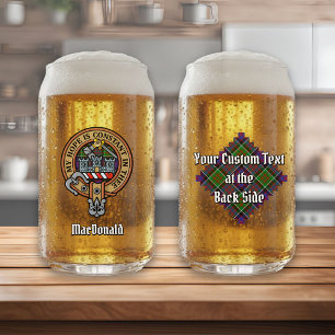 Wappen des Clan MacDonald of Clanranald über Tarta Dosenglas