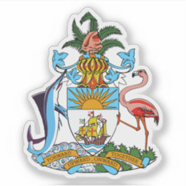 Wappen des Commonwealth der Bahamas Aufkleber