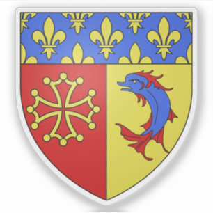 Wappen des Departements Hautes-Alpes, Frankreich Aufkleber