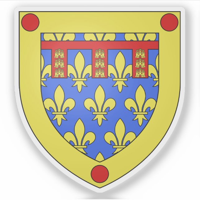 Wappen des Departements Pas-de-Calais Aufkleber (Vorderseite)