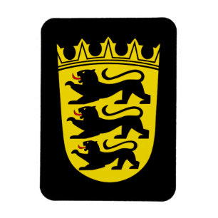 Wappen des deutschen Bundeslandes Baden-Württember Magnet