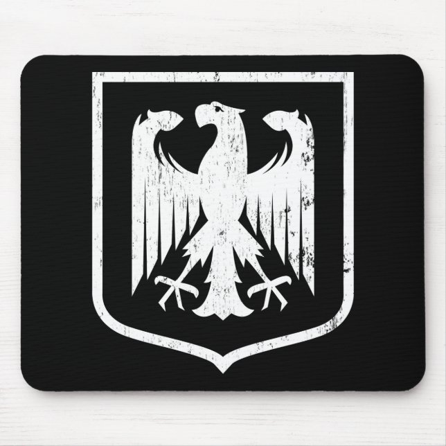 Wappen des Deutschen Eagle - Deutschland Mousepad (Vorne)