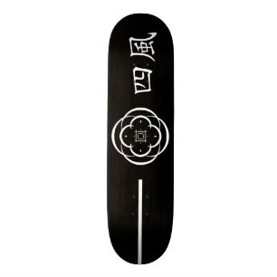 Wappen des "Four Winds Samurai" Skateboard