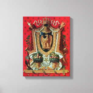 Wappen des französischen Reiches Leinwanddruck