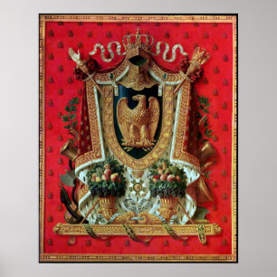 Wappen des französischen Reiches Poster