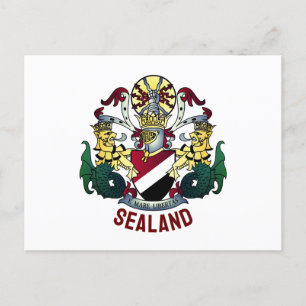 Wappen des Fürstentums Seeland Postkarte
