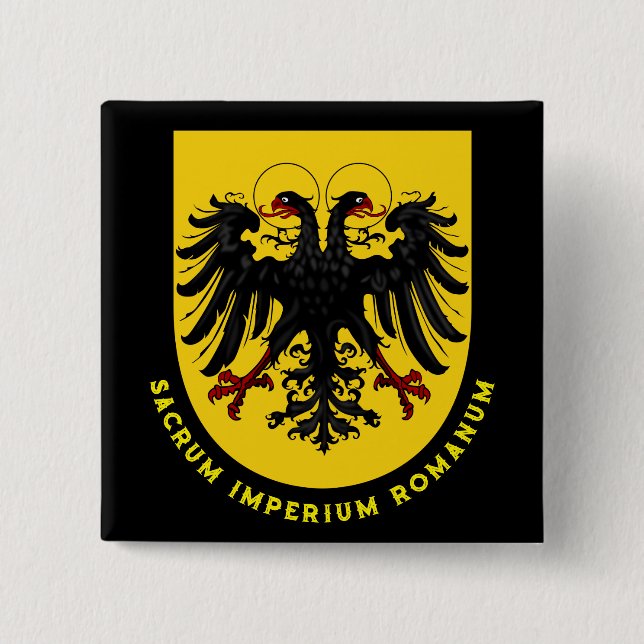 Wappen des Heiligen Römischen Reiches Button (Vorderseite)