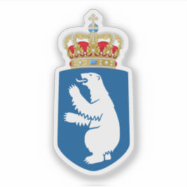 Wappen des Hohen Kommissars Grönlands Aufkleber
