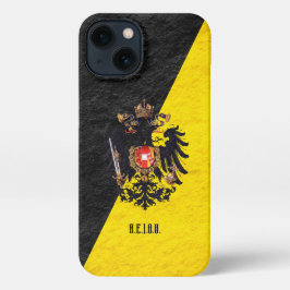 Wappen des Kaisertums Österreich und Landesflagge iPhone 13 Hülle