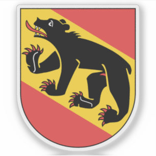 Wappen des Kantons Bern, Schweiz Aufkleber