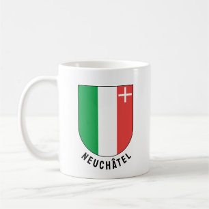 Wappen des Kantons Neuchâtel Kaffeetasse
