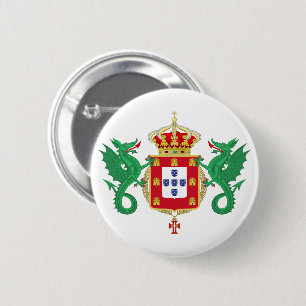 Wappen des Königreichs Portugal (1640-1910) Button