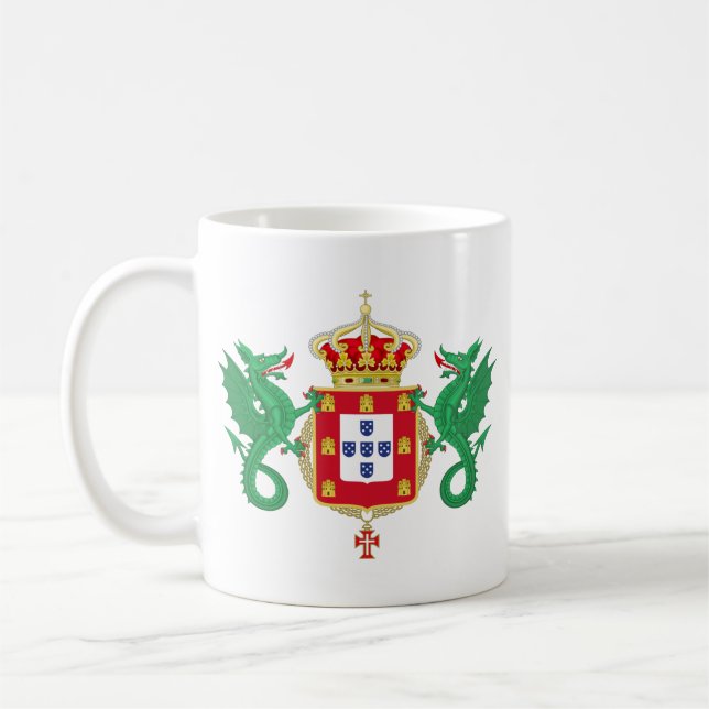 Wappen des Königreichs Portugal 1640-1910 Kaffeetasse (Links)