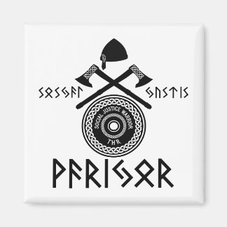 Wappen des Kriegers für soziale Gerechtigkeit Magnet