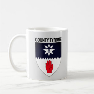 Wappen des Landkreises Tyrone, Nordirland Kaffeetasse