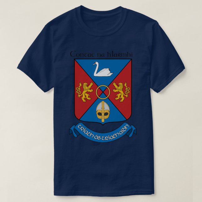 Wappen des Landkreises Westmeath Irisch T-Shirt (Design vorne)