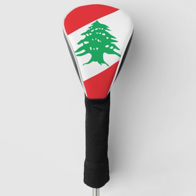 Wappen des Libanon Golf Headcover (Vorderseite)