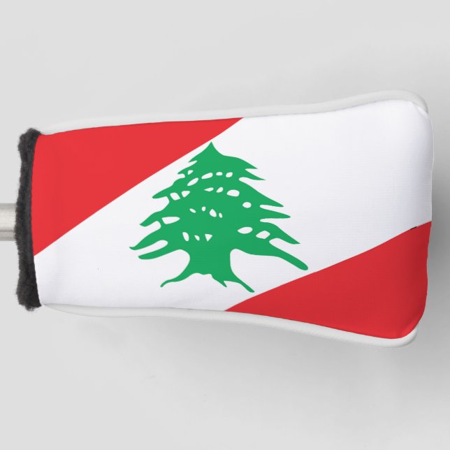 Wappen des Libanon Golf Headcover (Vorderseite)