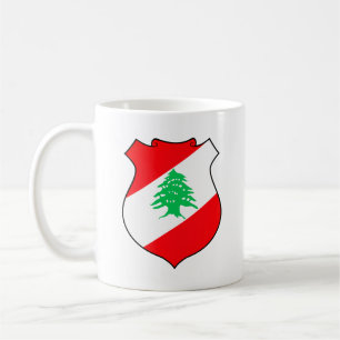 Wappen des Libanon Kaffee-Tasse Kaffeetasse