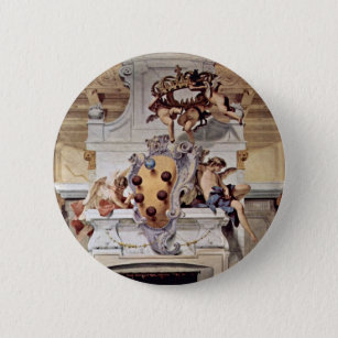 Wappen des Medici., durch Ricci Sebastiano Button