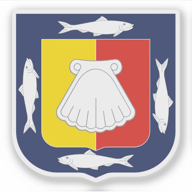 Wappen des Staat Baja California Sur, Mexiko Aufkleber (Vorderseite)