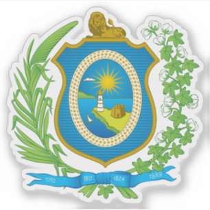 Wappen des Staat Pernambuco, Brasilien Aufkleber