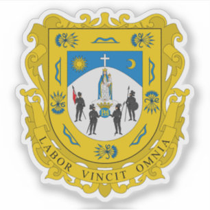Wappen des Staat Zacatecas, Mexiko Aufkleber