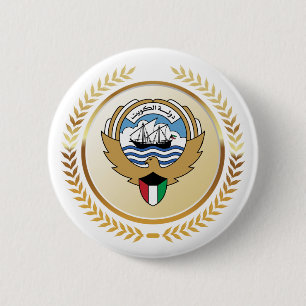 Wappen des Staates Kuwait Button