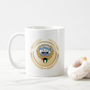 Wappen des Staates Kuwait Kaffeetasse