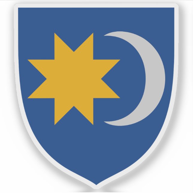 Wappen des Szekely Land, Szeklerland (Rumänien) Aufkleber (Vorderseite)