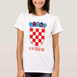 Wappen des T - Shirt Vatreni in Kroatien