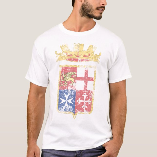 Wappen des T-Shirts der italienischen Marine (Vorderseite)