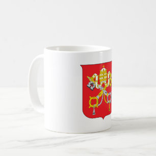 Wappen des Vatikanlandes Symbol Emblem Flagge Kaffeetasse